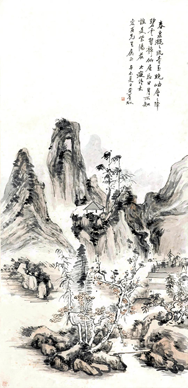 01黄宾虹（1865-1955） 为杨杏佛作黄公望诗意图.jpg